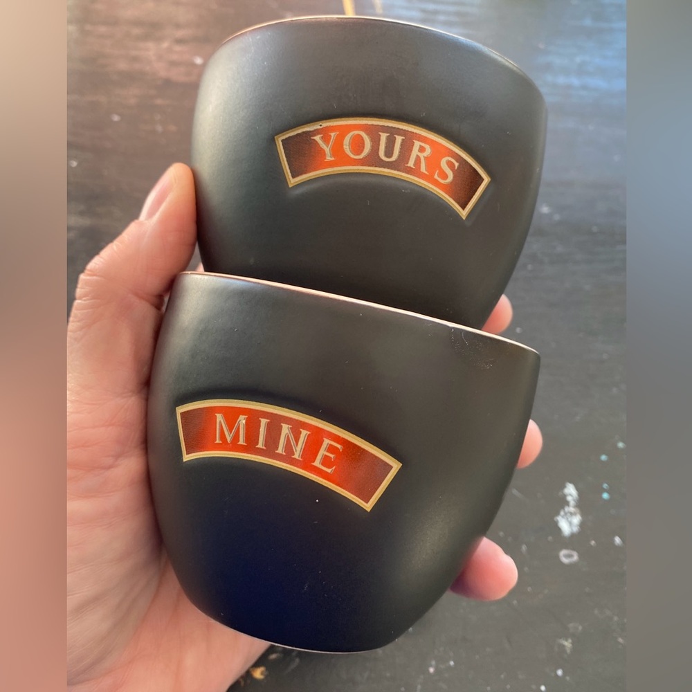 two baileys coffee cups